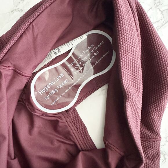 Spanx Pique Longline Flounce Swim Top & Shaping Cheeky Bikini Bottoms Size Small - Picture 6 of 15